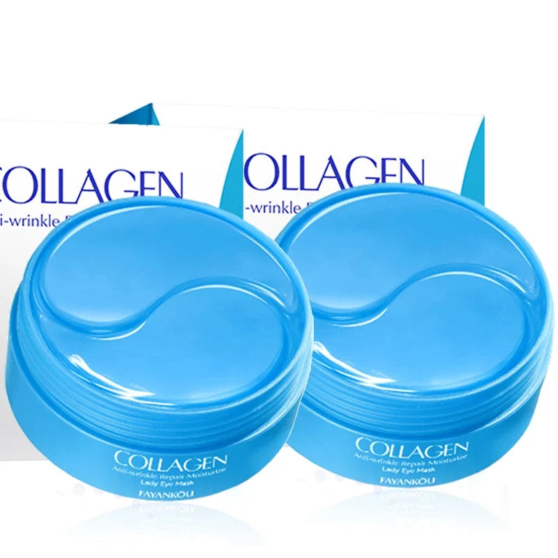 Collagen eye patches jar and applicator spatula