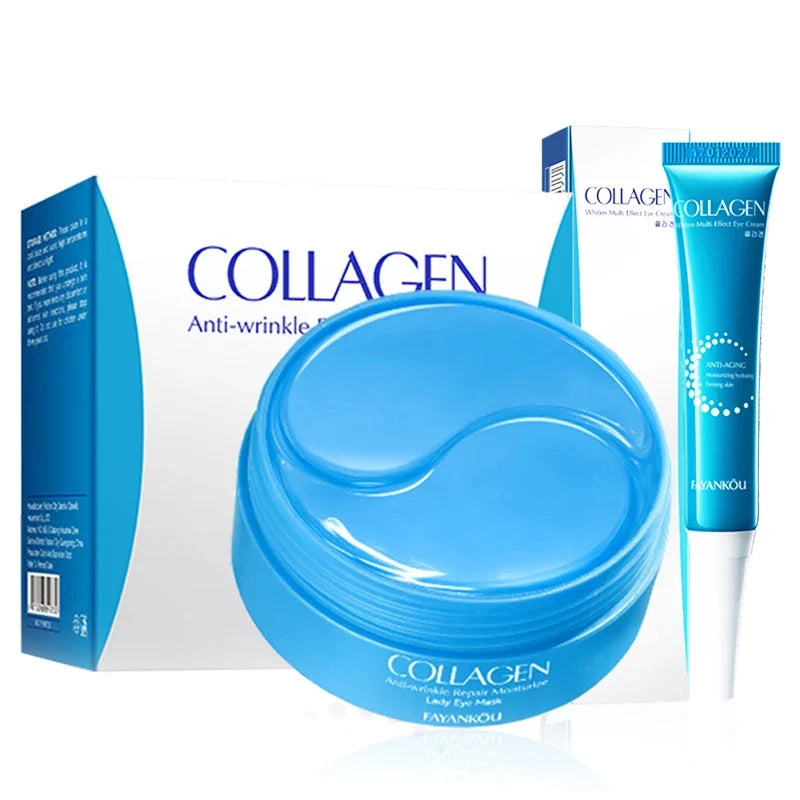 Collagen eye patches jar with 60 hydrating gel patches